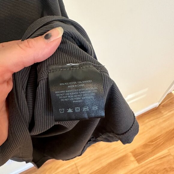 Terramar Long Sleeve Performance Shirt Large Gray Polyester Spandex - Picture 3 of 5